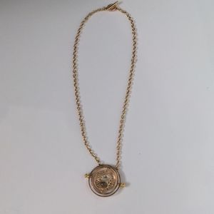Harry Potter Time Turner Gold Necklace